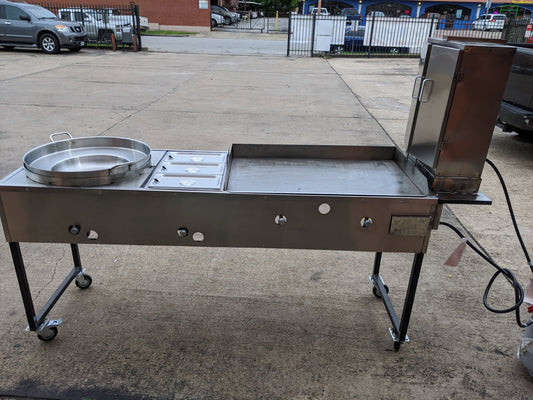 Carrito Taquero Disco, Vapo, Plancha 36 Trompo 8B