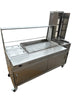 Carrito Taquero Vaporera, Plancha 36" Trompo 12 Ladrillos
