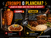 Trompo vs. plancha para tacos al pastor - comparación de Carts Fab