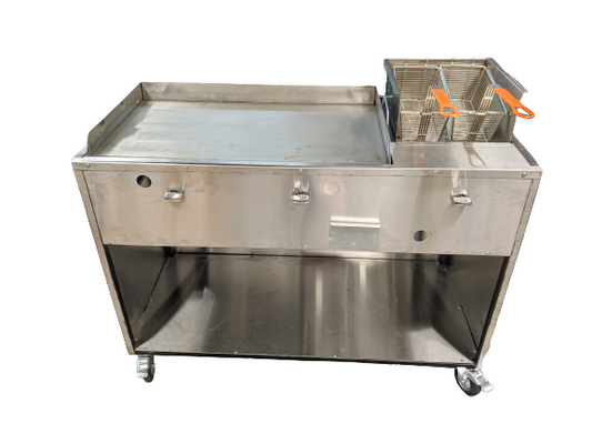 Full Body Cart 36", Double Fryer