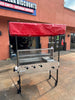 Catering Cart 36" griddle, Steamer, Salsa rack, Canopy