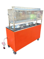 Carrito Para Pollo Con Papas 3 Charolas.