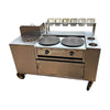 Double Crepe Cart with Hand Wash.