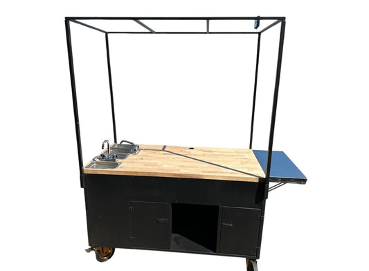 Coffee Cart 6Ft With Sinks.