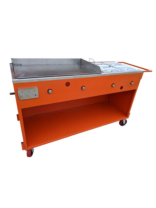 Catering Cart 36" Griddle 5 Food Warmers Full Body