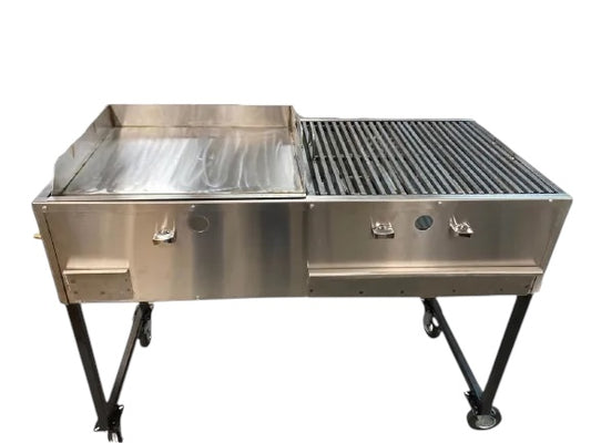 Cart 24" Griddle and 24" grill.