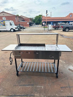 Plancha de 36 con vaporera.  Griddle 36'' Steamer