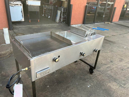 Plancha de 24'' Freidora,vaporera