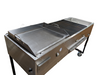 Cart 24" Griddle, 24" Grill, Steamer