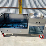 Catering Cart Double Pot Burner, Wok Burner