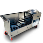 Catering Cart Double Pot Burner, Wok Burner