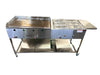 Griddle Plancha 36", Double Steamer Doble Vaporera. Made in China