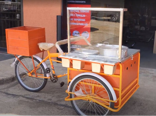 Triciclo Taquero Birria Elotes Tacos de Vapor