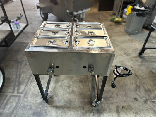 Vaporera Doble. Steamer 2 Well