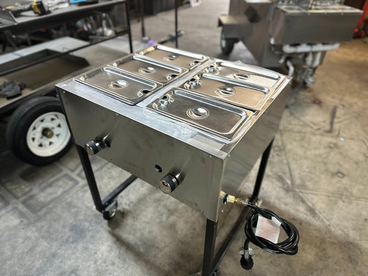 Vaporera Doble. Steamer 2 Well